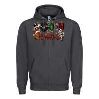 Smoke mooey christmas Zipper Hoodie - CowGirlArtShop
