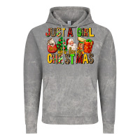 Cloud Rock just a girl who loves christmas Vintage Hoodie - MaliasSmallBusiness