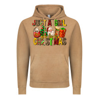 Vintage Camel just a girl who loves christmas Vintage Hoodie - MaliasSmallBusiness