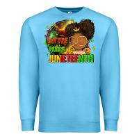 Ocean Blue Little miss Juneteenth Premium Sweatshirt - FaDigitalArtStudio