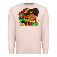 Pale Pink Little miss Juneteenth Premium Sweatshirt - FaDigitalArtStudio