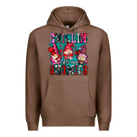 Chestnut chillin with my gnomies olivia Premium Hoodie - OliviaCreatesArt