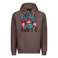 Coffee chillin with my gnomies olivia Premium Hoodie - OliviaCreatesArt