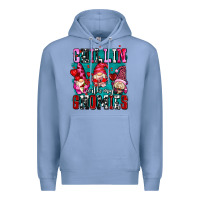 Colony Blue chillin with my gnomies olivia Premium Hoodie - OliviaCreatesArt