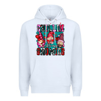 White chillin with my gnomies olivia Premium Hoodie - OliviaCreatesArt