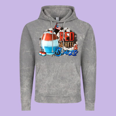 Red White  Booze With Cowhide Background Vintage Hoodie Designed By Jasminsmagicworld