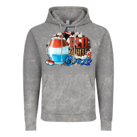 Cloud Rock Red White  Booze With Cowhide Background Vintage Hoodie - Jasminsmagicworld