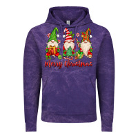 Cloud Purple merry christmas gnomes Vintage Hoodie - MaliasSmallBusiness