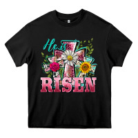 Black he is risen cross easter Heavy Core Tee - BarkalooDesign