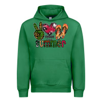 Emerald peace love summer Urban Hoodie - CowhideDigitalArt