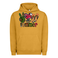 Pigment Peanut Butter peace love summer Urban Hoodie - CowhideDigitalArt