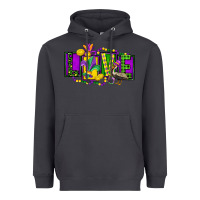 Smoke mardi gras love Heavyweight Hoodie - FaDigitalArtStudio
