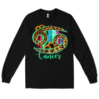 Black Cancer Zodiac Long Sleeve Tee - Bettercallsaul