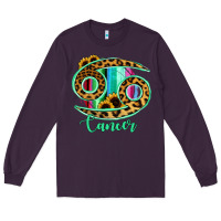 Plum Cancer Zodiac Long Sleeve Tee - Bettercallsaul
