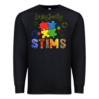 Black Everybody stims Premium Sweatshirt - FaDigitalArtStudio