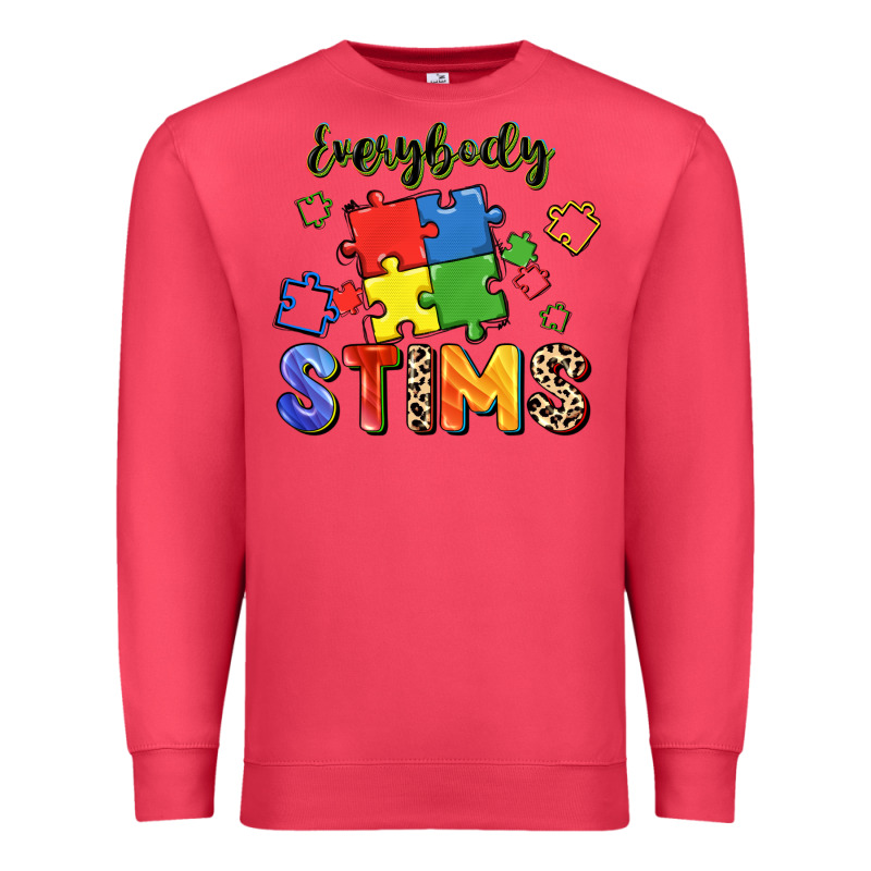 Everybody Stims Premium Sweatshirt by FaDigitalArtStudio | Teevron
