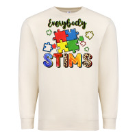 Sandshell Everybody stims Premium Sweatshirt - FaDigitalArtStudio
