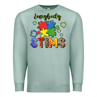 Seafoam Everybody stims Premium Sweatshirt - FaDigitalArtStudio
