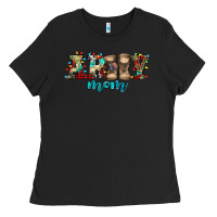 Black army mom christmas Ladies Tee - Jasminsmagicworld