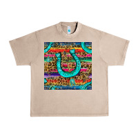 French Oak Western Horseshoe And Arrow With Leopard And Serape Seamless Pattern Urban Heavy Tee - BundleAndBundleShop