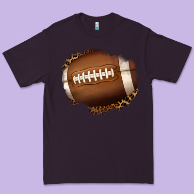 Leopard American Football Patch Premium Tee Designed By Jasminsmagicworld