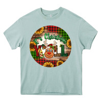 Arona it's Christmas y'all reindeer Christmas Heavy Core Tee - Jasminsmagicworld