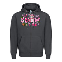 I Am Snow Cute Zipper Hoodie | Teevron