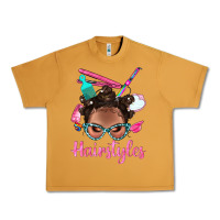Peanut Butter Afro Bantu Knots Hairstyles Messy Bun With Clasp Bbs Urban Heavy Tee - BundleAndBundleShop