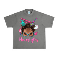 Tornado Afro Bantu Knots Hairstyles Messy Bun With Clasp Bbs Urban Heavy Tee - BundleAndBundleShop