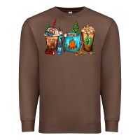 Chestnut Camping Coffee Cups Premium Sweatshirt - FaDigitalArtStudio