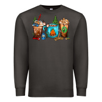 Smoke Camping Coffee Cups Premium Sweatshirt - FaDigitalArtStudio