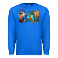 True Royal Camping Coffee Cups Premium Sweatshirt - FaDigitalArtStudio