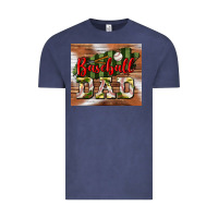 Vintage Denim Baseball Dad Tumbler Vintage Tee - BundleAndBundleShop
