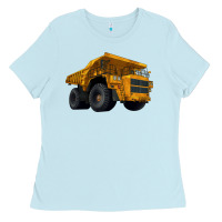 Baby Blue Dump Truck Ladies Tee - LillyAllenDesigns