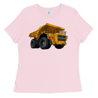 Bubblegum Pink Dump Truck Ladies Tee - LillyAllenDesigns
