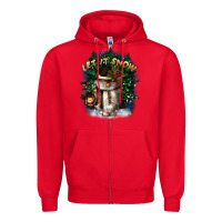 Red let it snow Zipper Hoodie - CowGirlArtShop