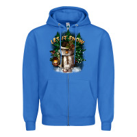 True Royal let it snow Zipper Hoodie - CowGirlArtShop