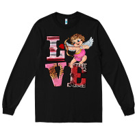Black valentine's day cupid love Long Sleeve Tee - RanaPortraitStore