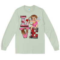 Matcha valentine's day cupid love Long Sleeve Tee - RanaPortraitStore