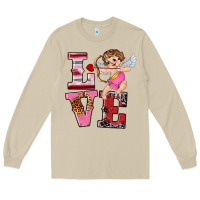 Mushroom valentine's day cupid love Long Sleeve Tee - RanaPortraitStore