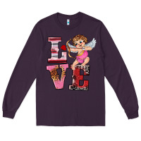 Plum valentine's day cupid love Long Sleeve Tee - RanaPortraitStore