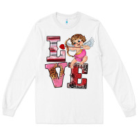 White valentine's day cupid love Long Sleeve Tee - RanaPortraitStore