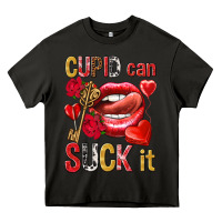 Asphalt cupid can suck it Heavy Core Tee - NancyCooperArtShop