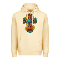 Pina Colada gemstone sunflower leopard cross Premium Hoodie - OliviaCreatesArt