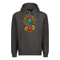 Smoke gemstone sunflower leopard cross Premium Hoodie - OliviaCreatesArt