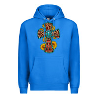True Royal gemstone sunflower leopard cross Premium Hoodie - OliviaCreatesArt