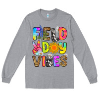 Heather Grey field day vibes Long Sleeve Tee - RanaPortraitStore