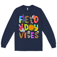 Navy field day vibes Long Sleeve Tee - RanaPortraitStore