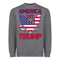 Storm Trump America First Eagle Heavyweight Sweatshirt - Bettercallsaul