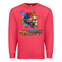 Cardinal Neurodiversity is beautiful Premium Sweatshirt - FaDigitalArtStudio